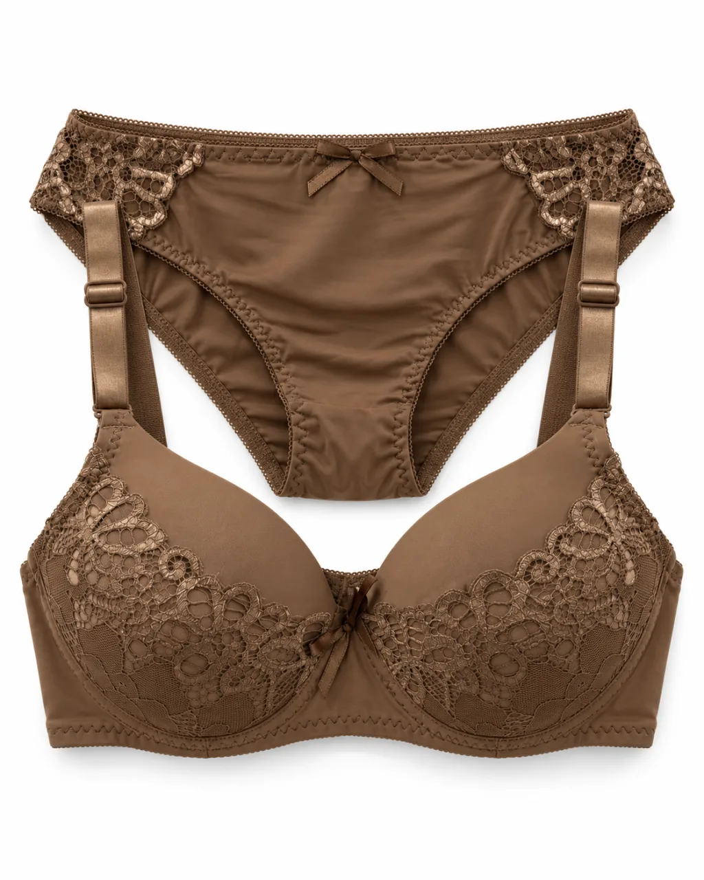Women's Lace Bra and Panty Set - Style 3911