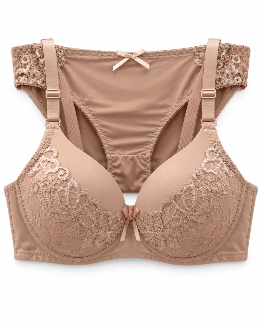 Women's Lace Bra and Panty Set - Style 3911