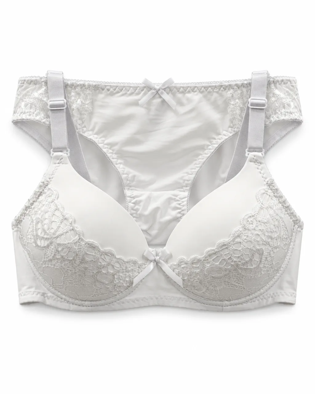 Women's Lace Bra and Panty Set - Style 3911