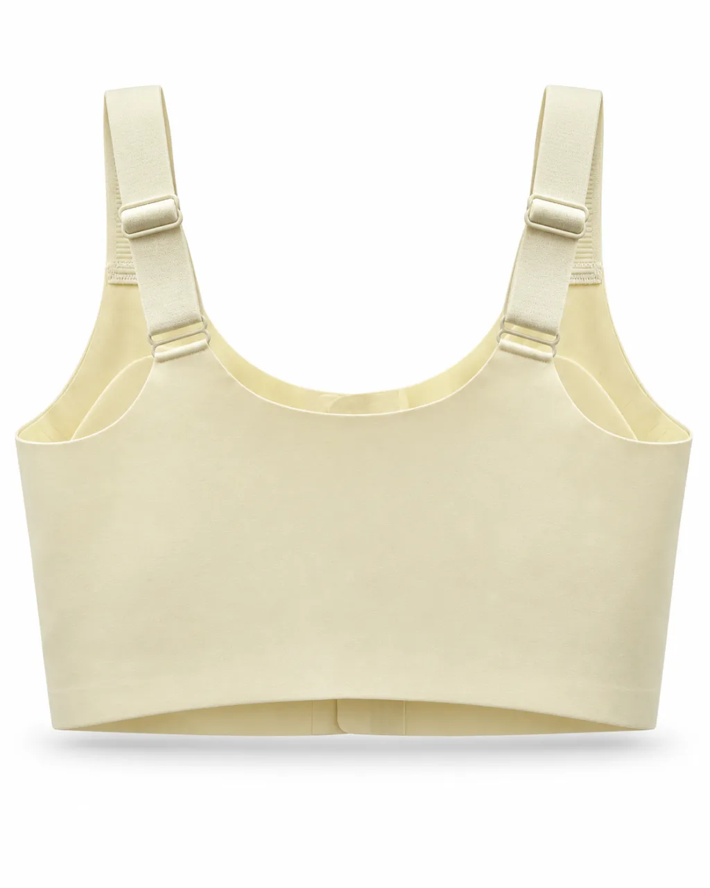 Women's Front-Zip Bra with Wide Straps
