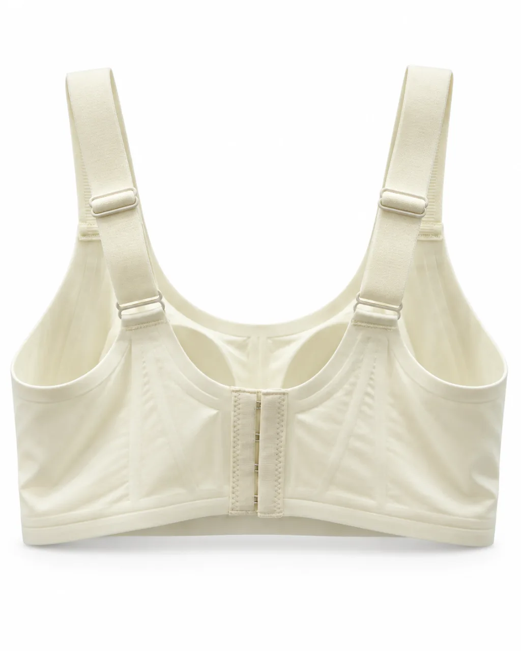 Women's Ribbed-Panel Full-Cup Bra with Wide Straps