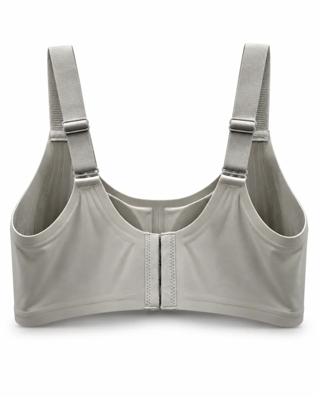 Women's Ribbed-Panel Full-Cup Bra with Wide Straps