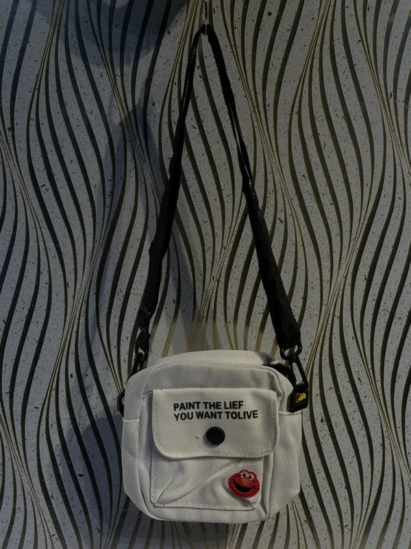 Cartoon Canvas Phone Bag