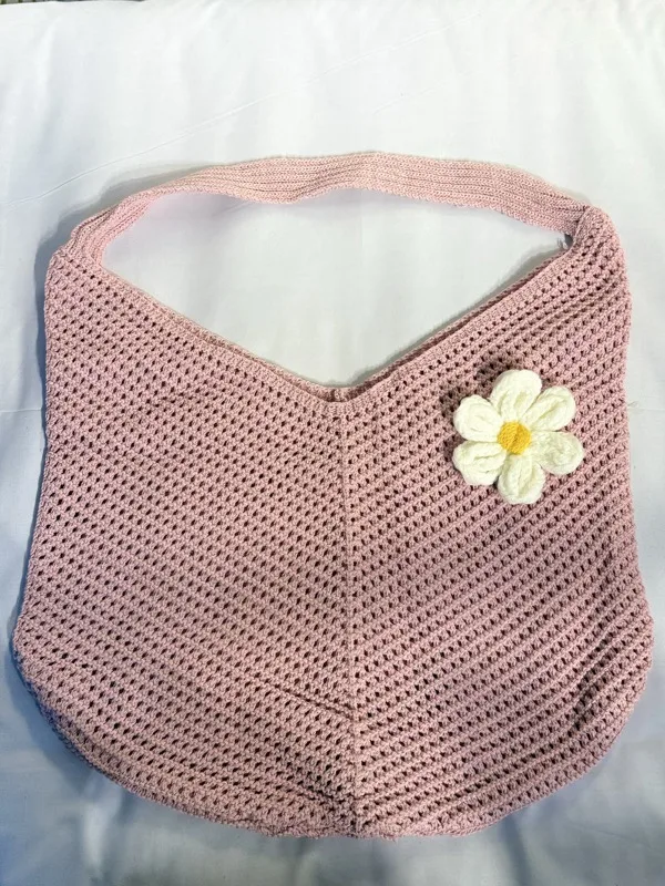Woven Cutout Beach Bag
