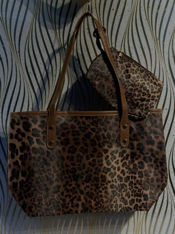 Leopard Print Tote
