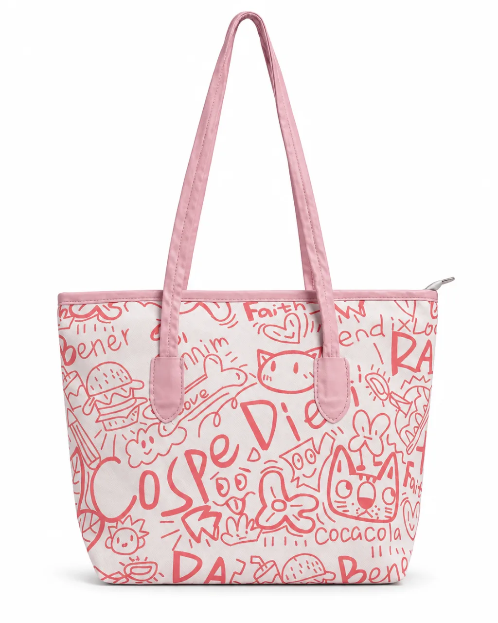 Graffiti Canvas Tote