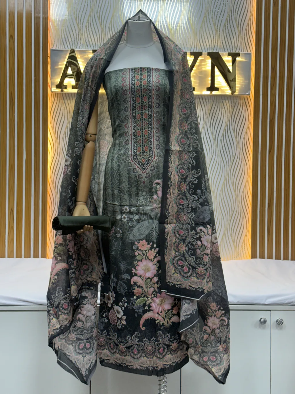 Zam Zam Olive Persian Panel