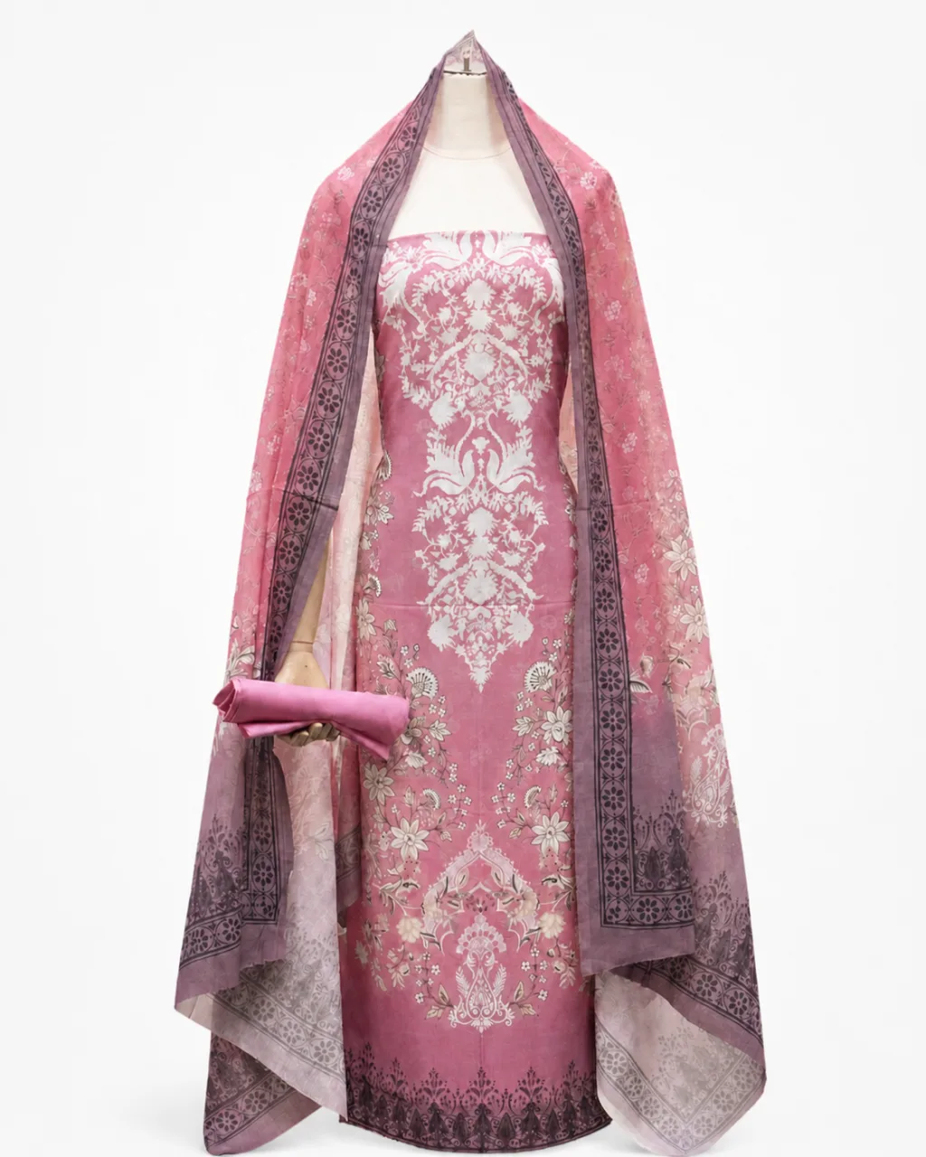 Zam Zam Periwinkle Damask Gradient