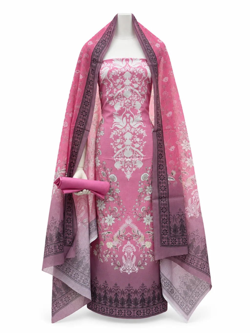 Zam Zam Periwinkle Damask Gradient