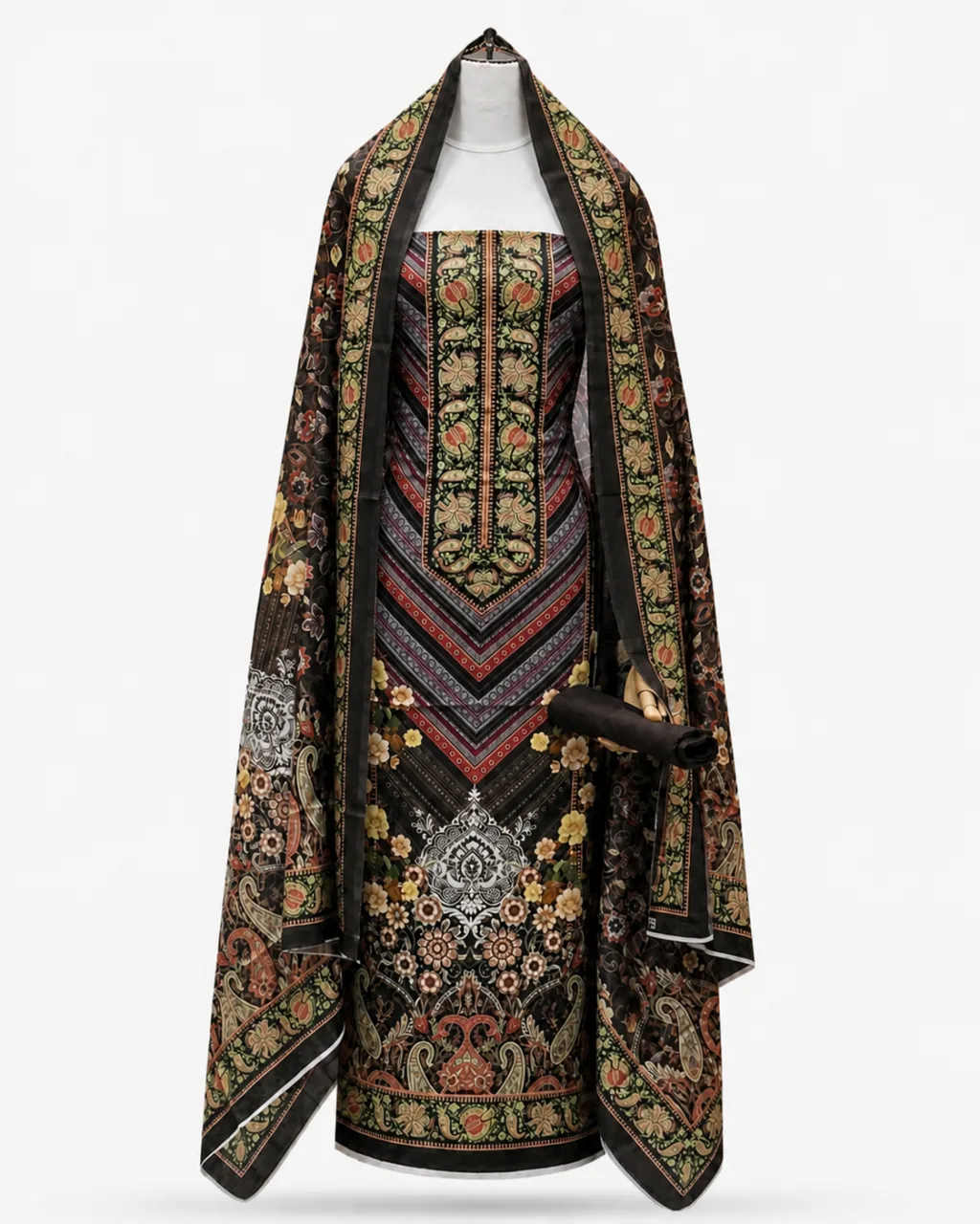 Zam Zam Purple Chevron Paisley