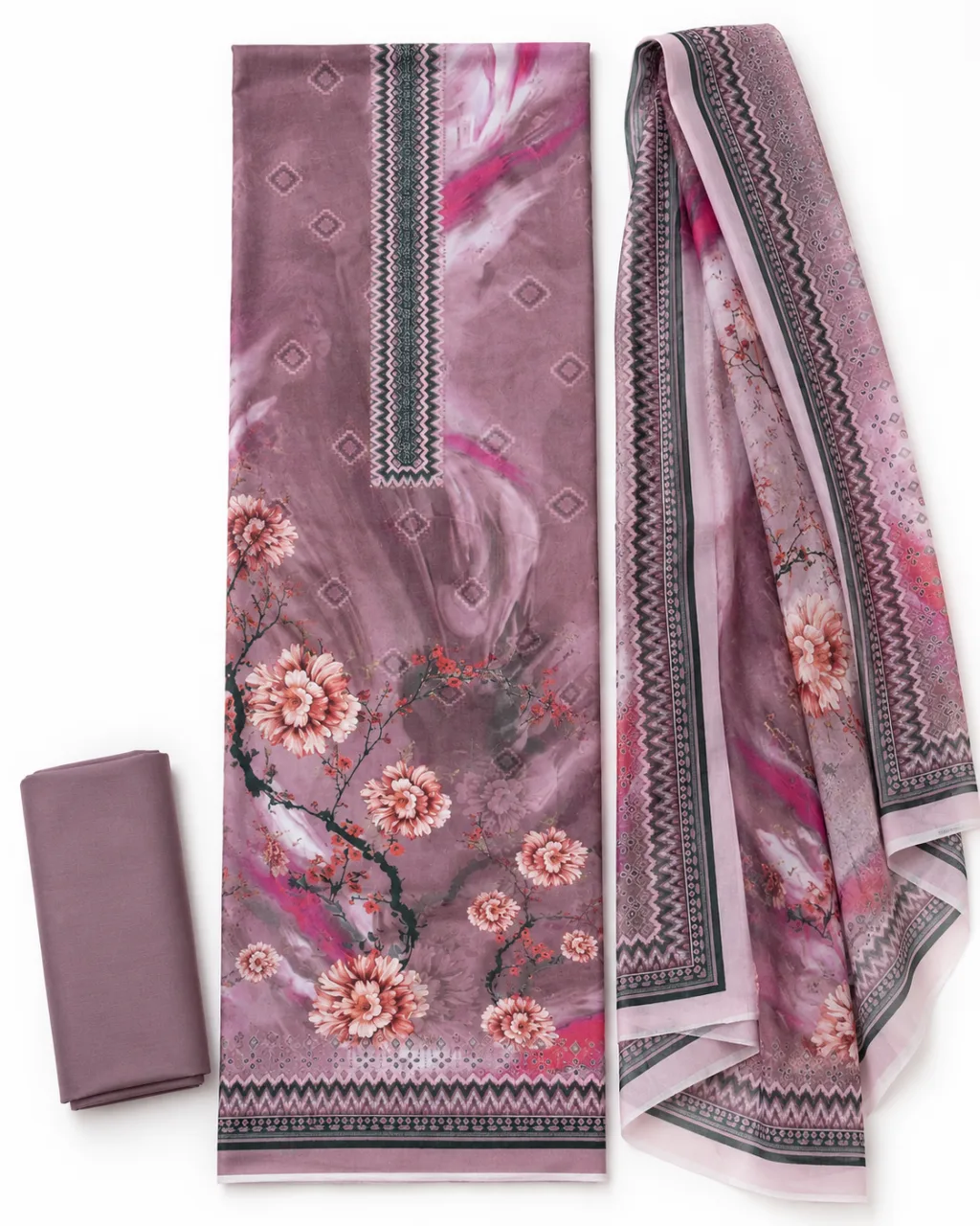 Zam Zam Mauve Zigzag Blossom