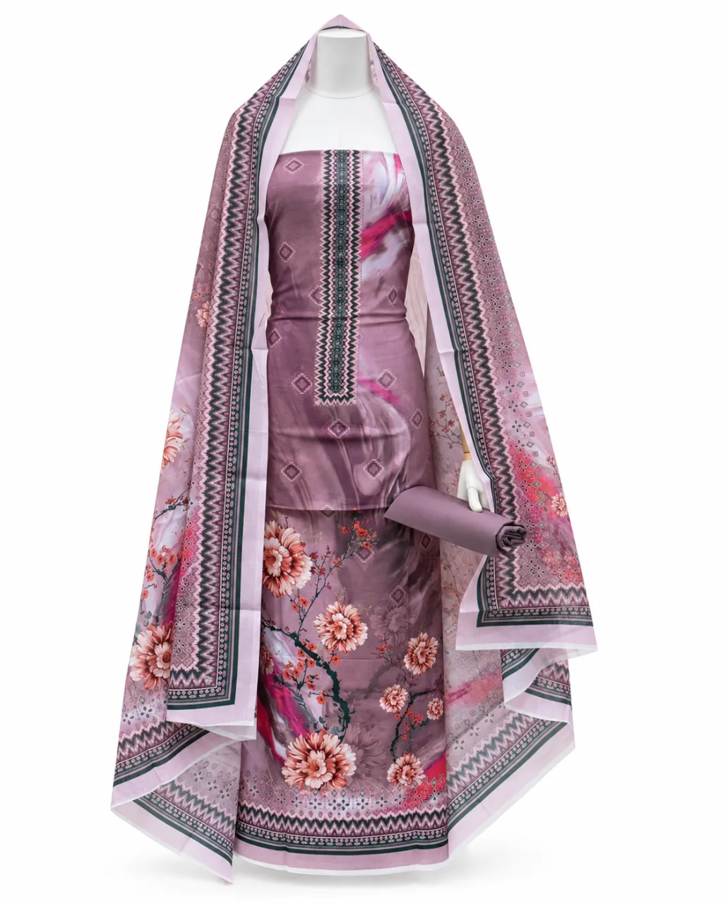 Zam Zam Mauve Zigzag Blossom