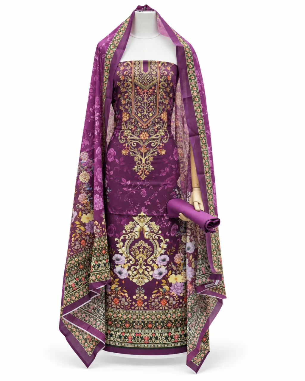 Zam Zam Purple Floral Ornate