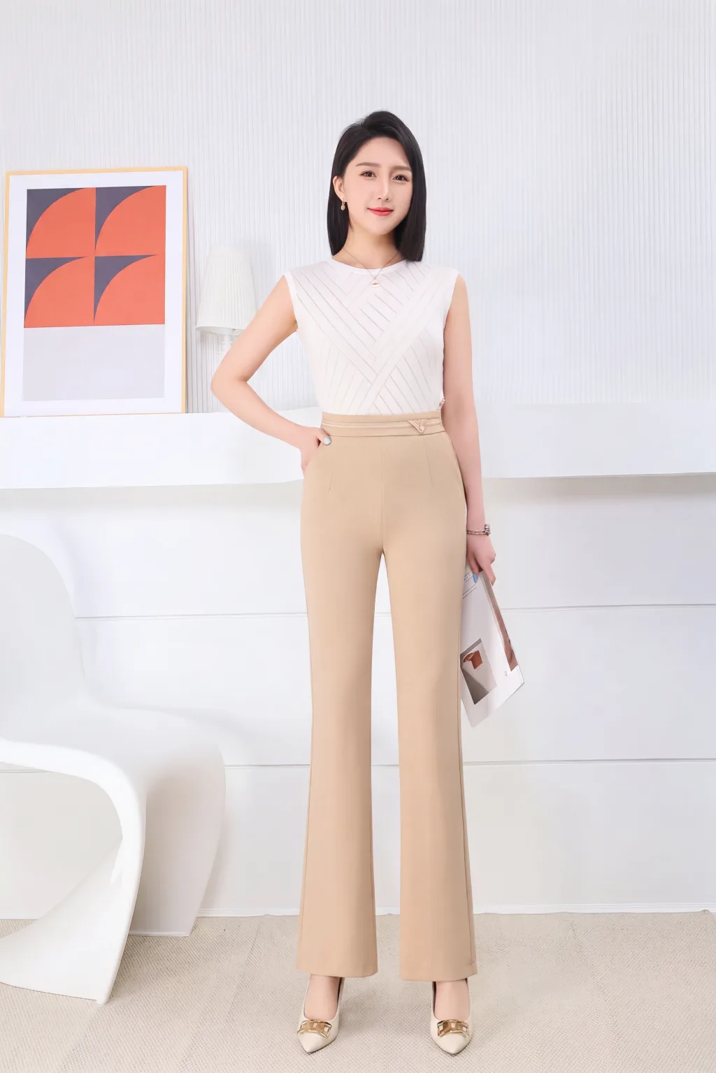 Premium Signature Flare Trousers