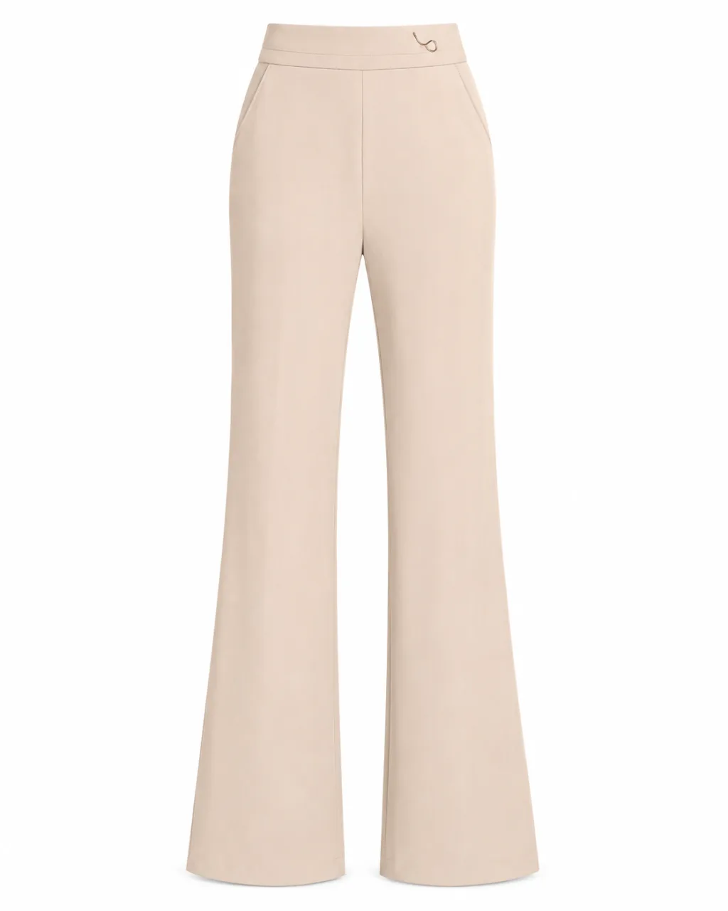 Comfort Desert Khaki Flare Trousers
