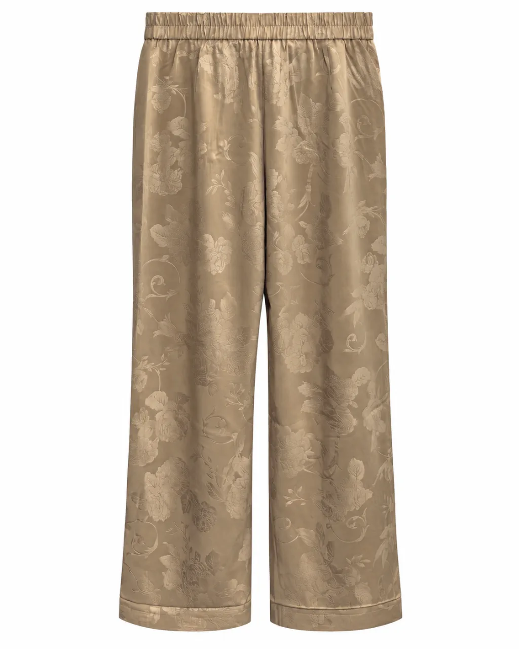 Comfort Desert Khaki & Midnight Black Straight-Leg Trousers