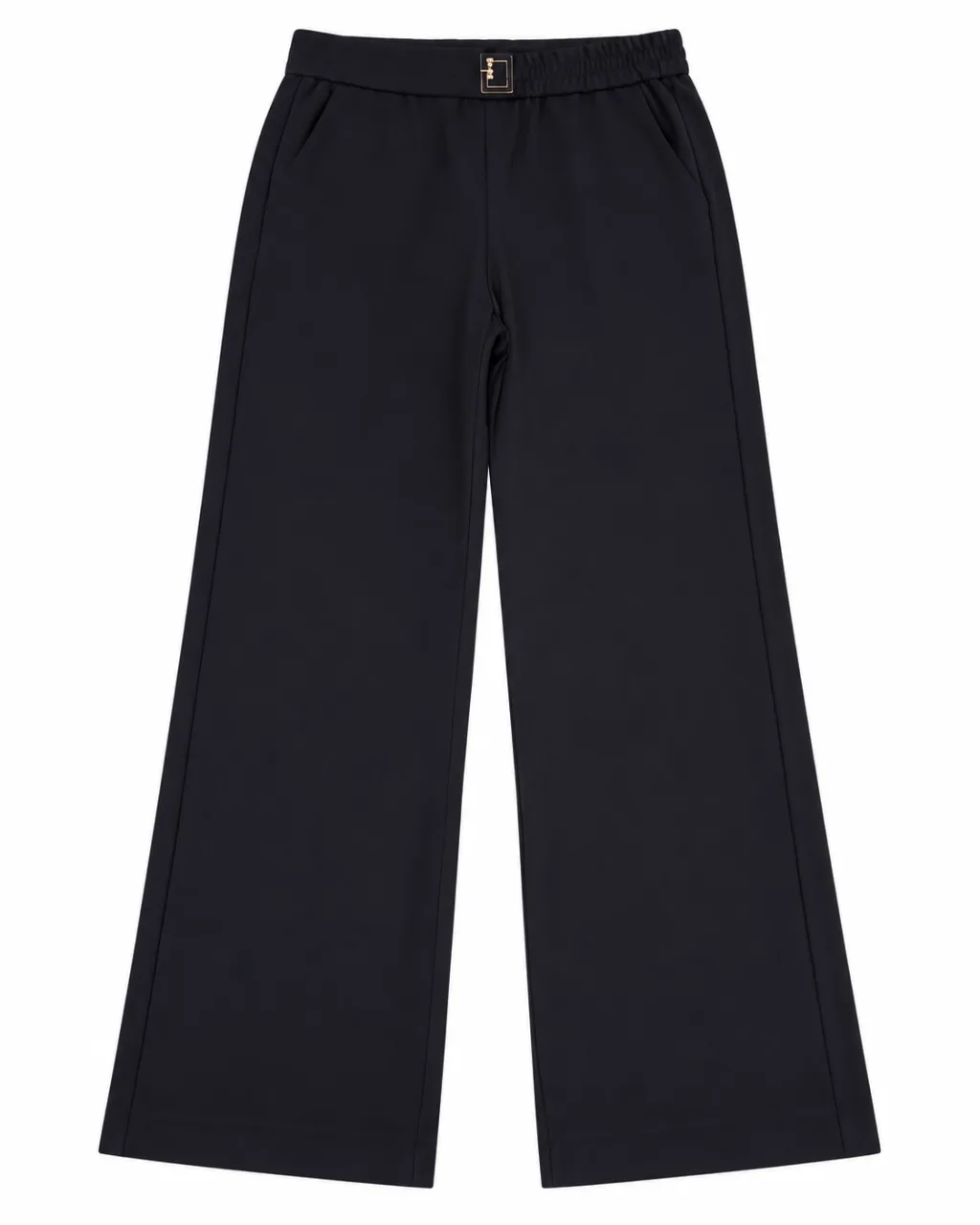 Stylish Midnight Black Tailored Trousers