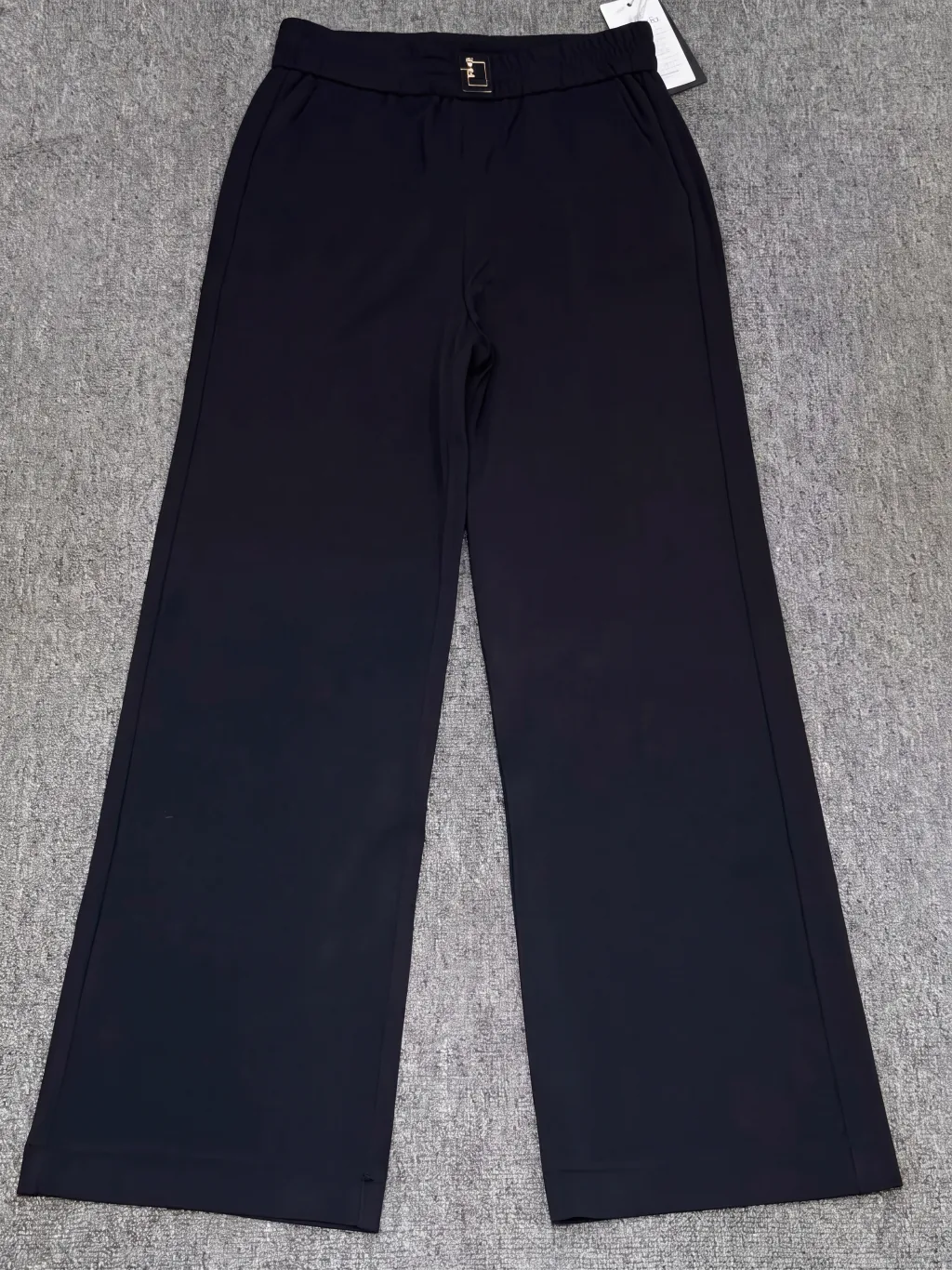 Stylish Midnight Black Tailored Trousers