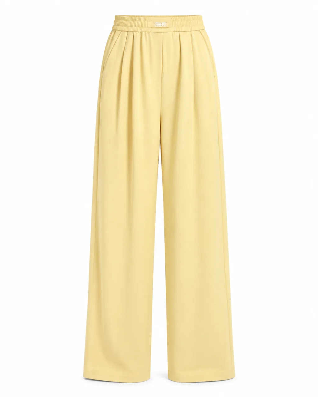 High Quality Yellow Straight-Leg Trousers