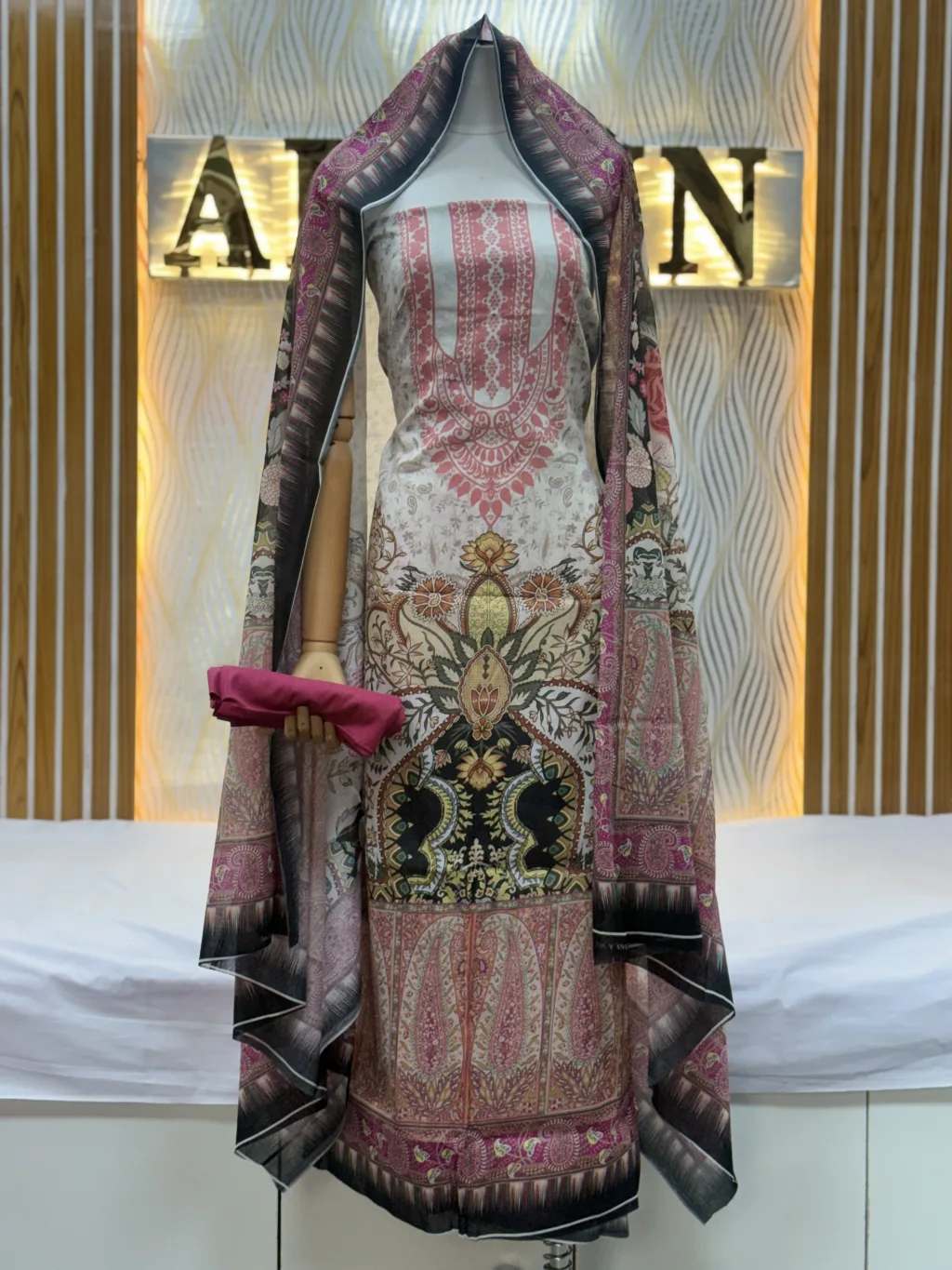 Zam Zam Pink Ethnic Ornate Panel