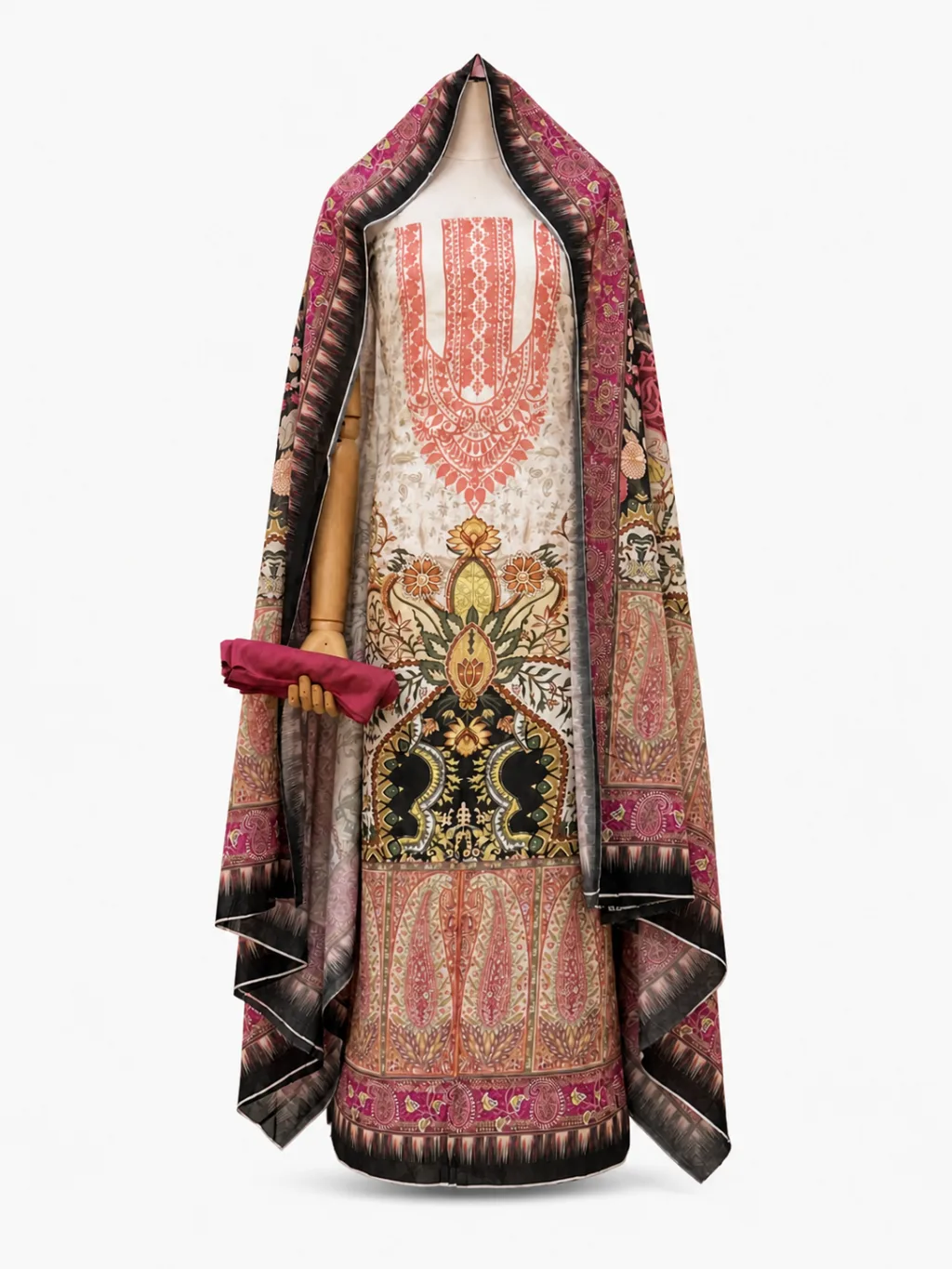 Zam Zam Pink Ethnic Ornate Panel