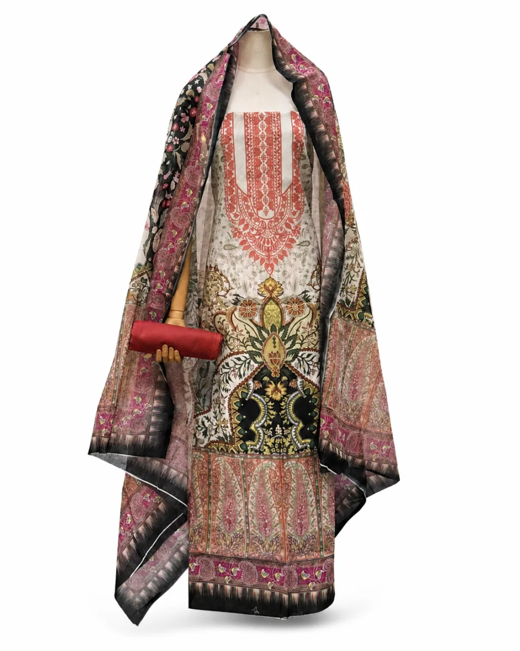 Zam Zam Pink Ethnic Ornate Panel