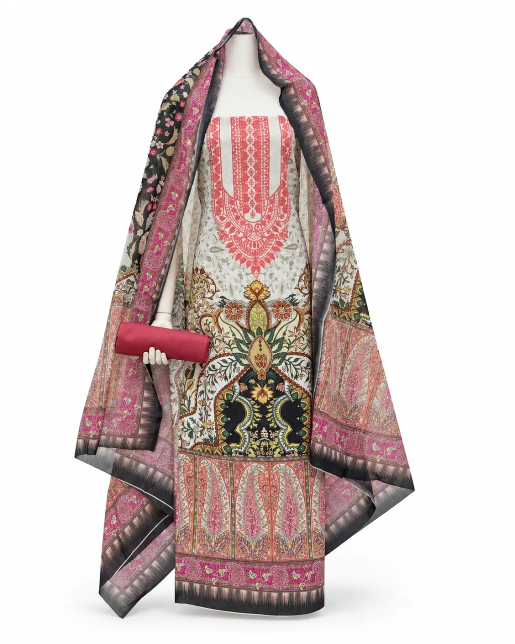 Zam Zam Pink Ethnic Ornate Panel