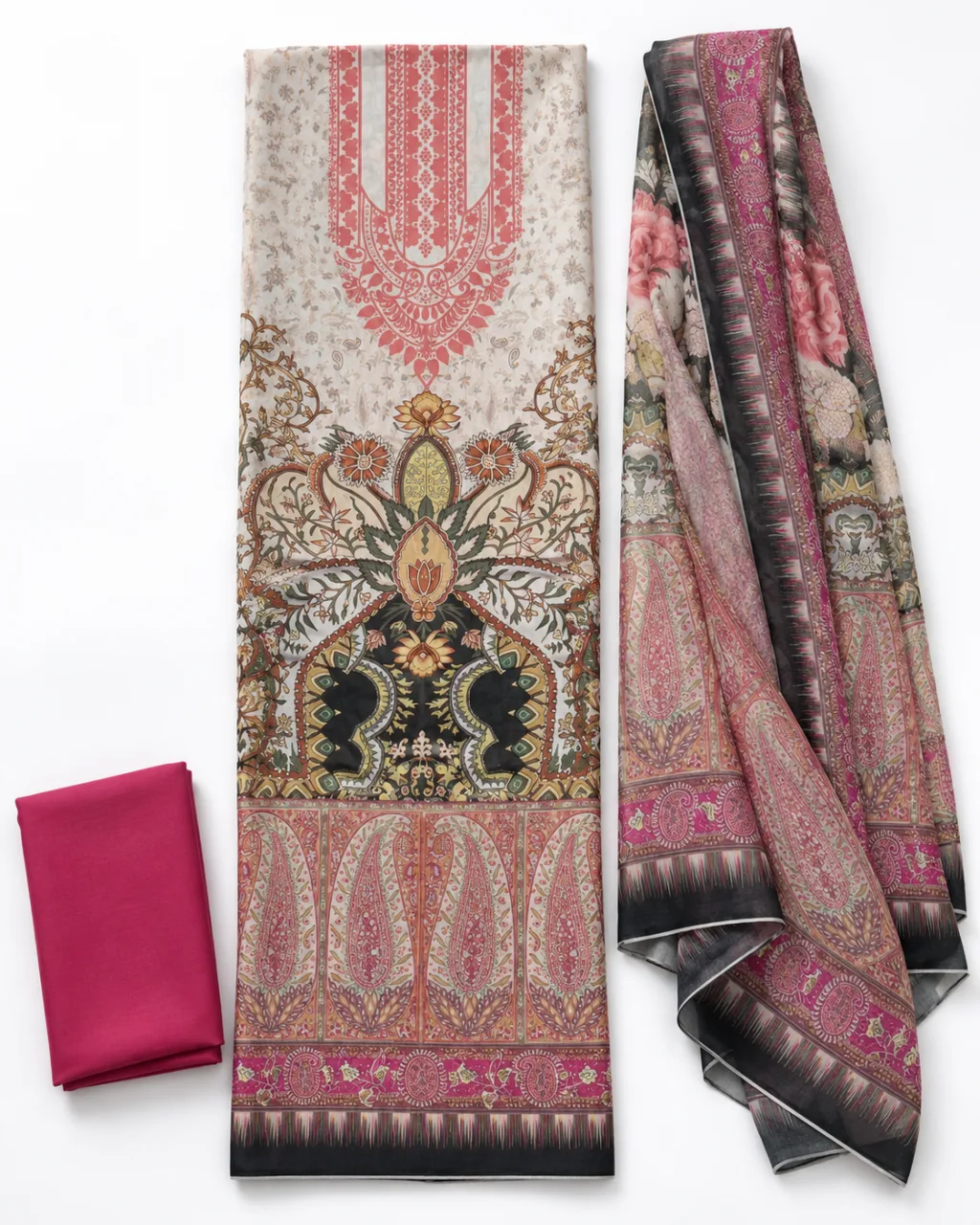 Zam Zam Pink Ethnic Ornate Panel
