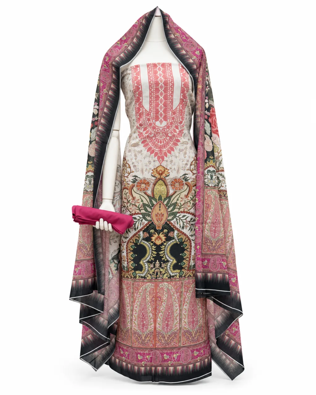 Zam Zam Pink Ethnic Ornate Panel