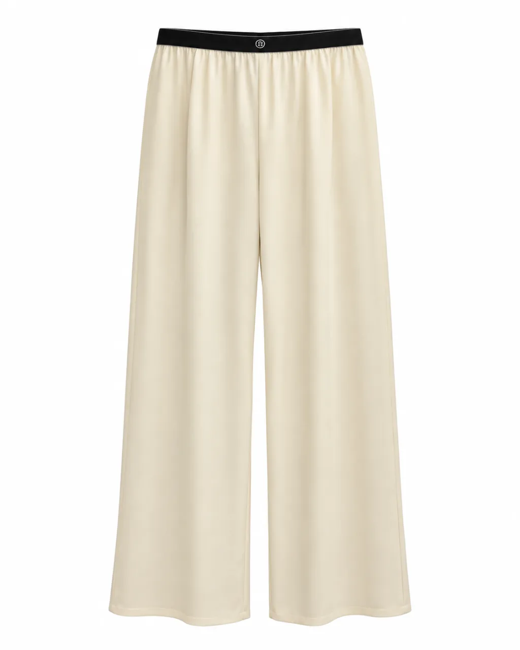 Trend Cream Yellow Floor-Length Trousers