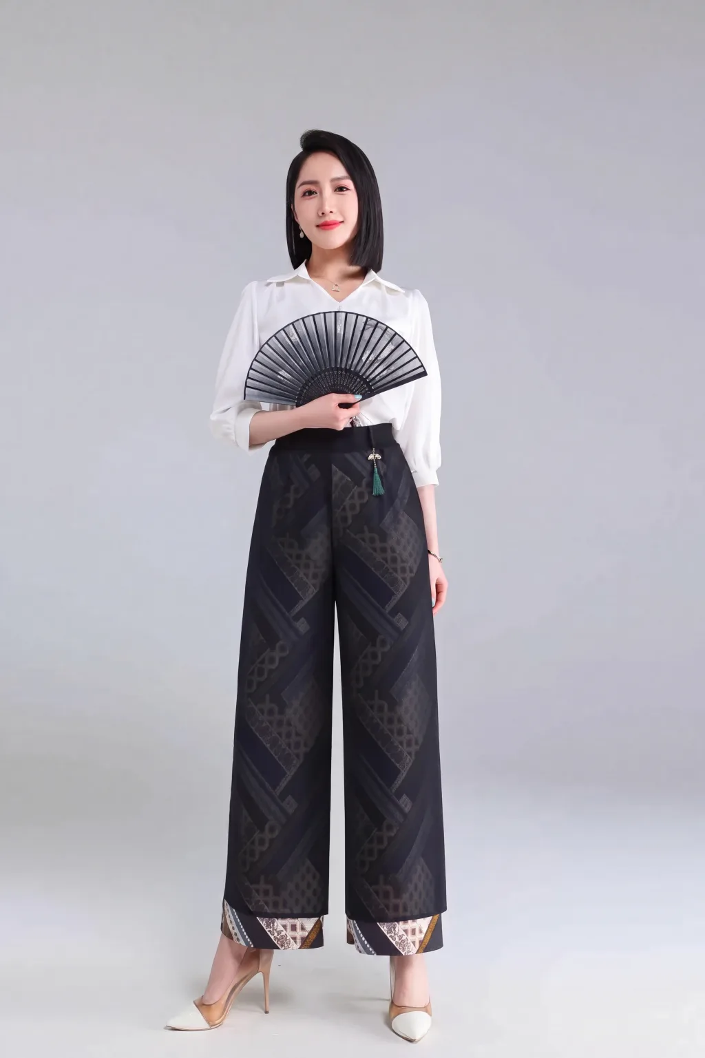 Comfort Midnight Black Tailored Trousers