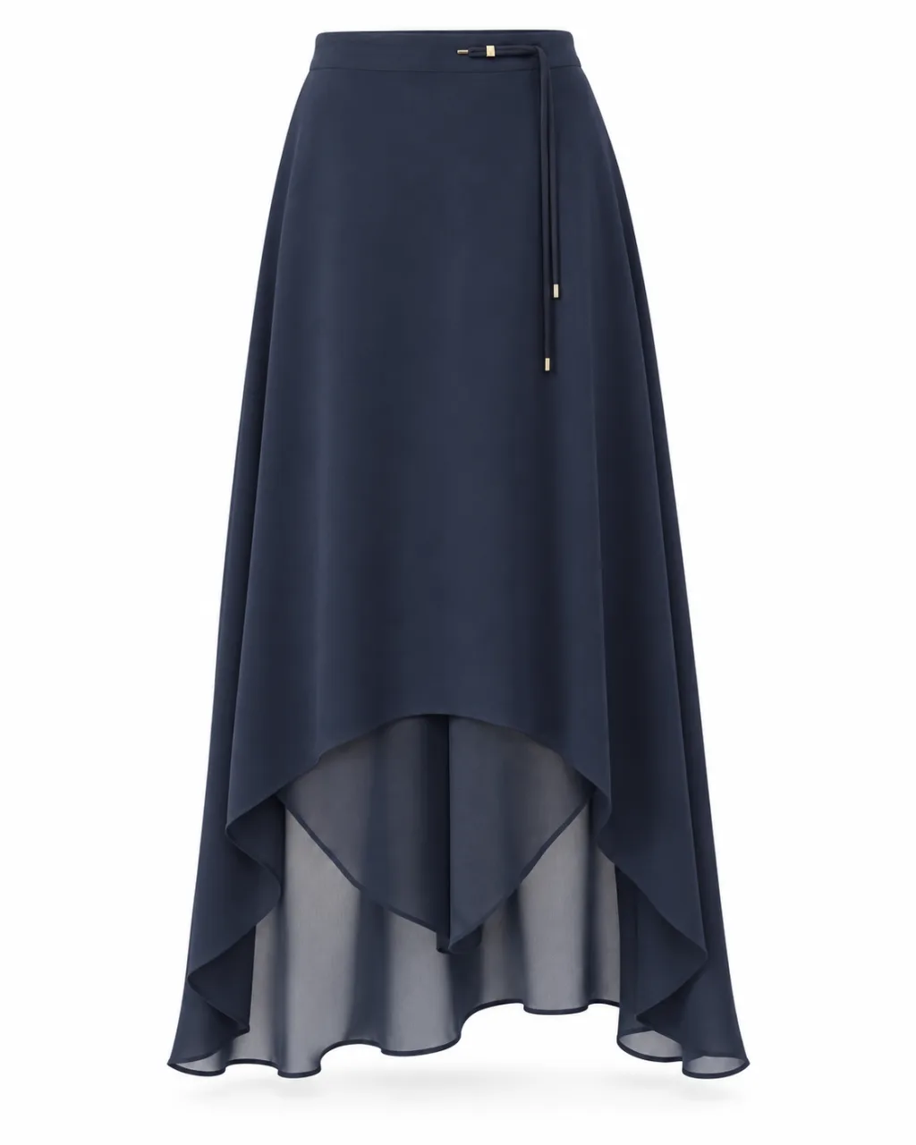 Asymmetric Layered Midi Skirt - Style 76B1278