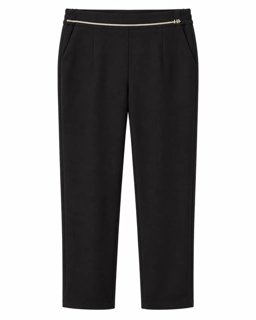 Trend Midnight Black Cropped Trousers