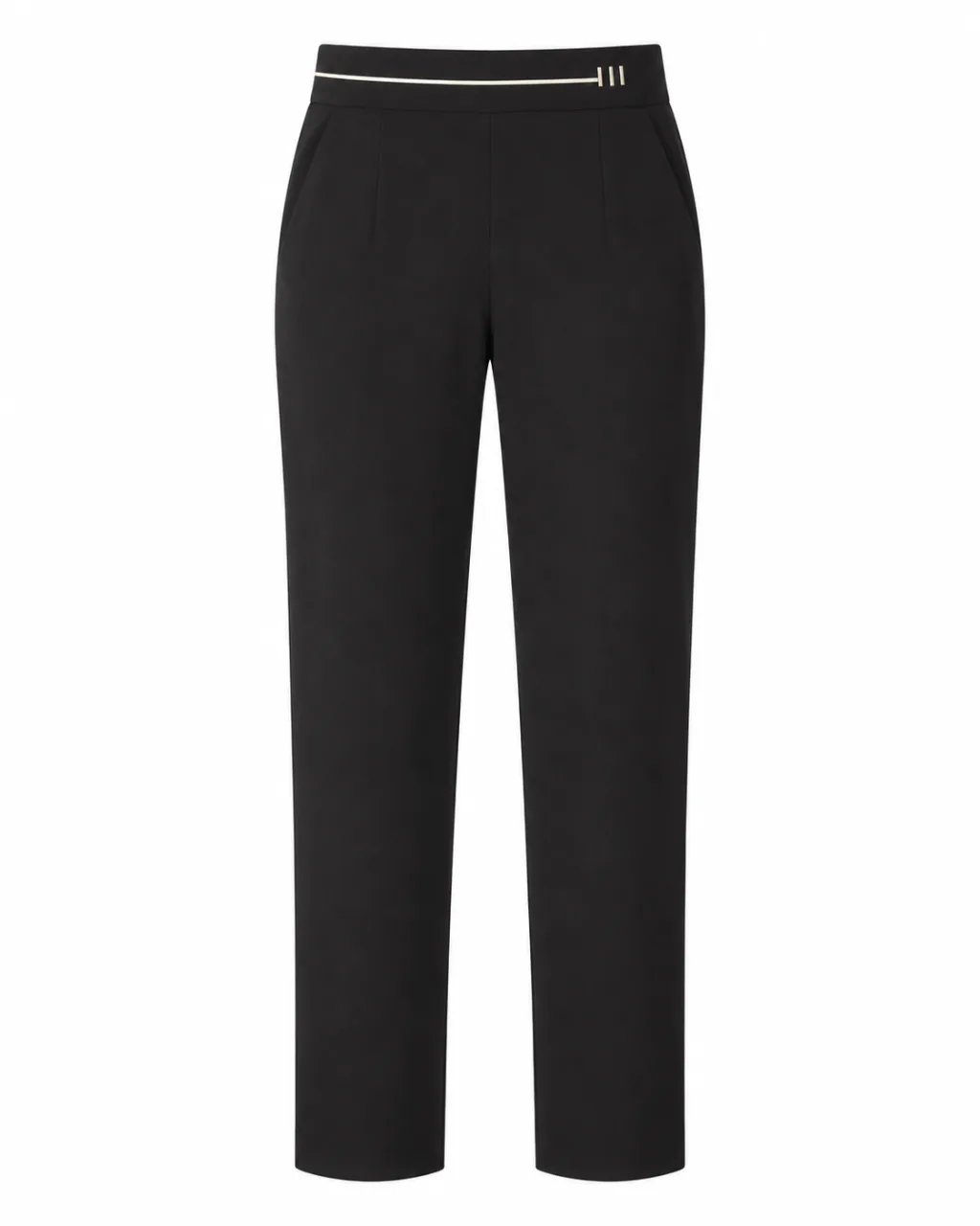 Trend Midnight Black Cropped Trousers