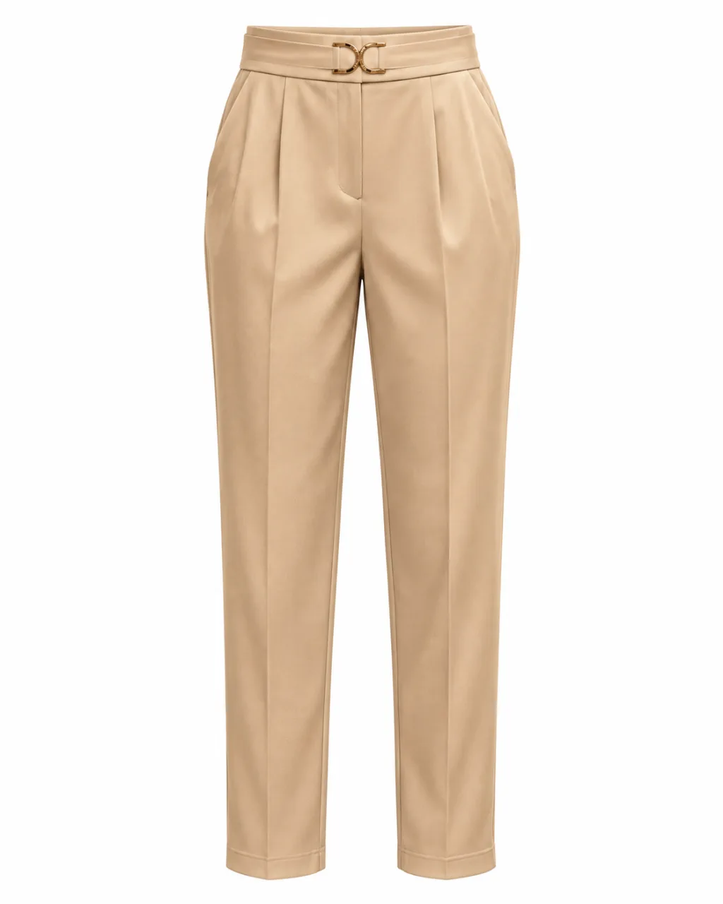 Stylish Ash Grey Tailored Trousers