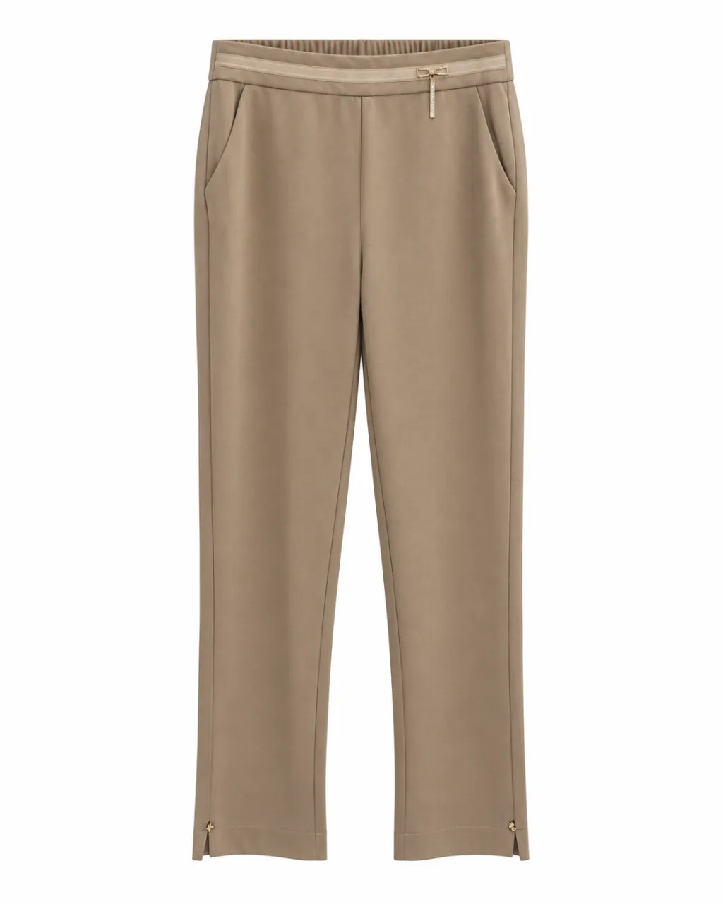 Premium Desert Khaki Tailored Trousers