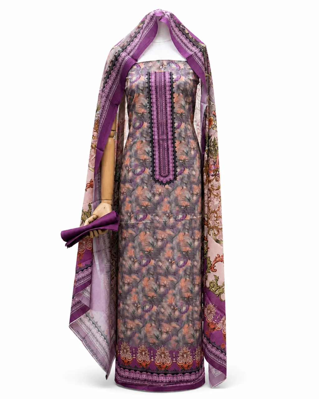 Zam Zam Lilac Tulip Leaf Purple Neck