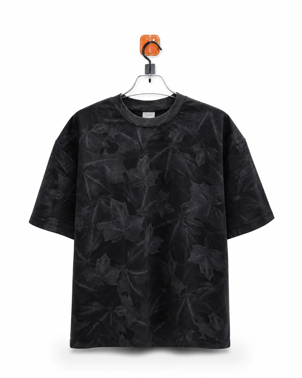 Men's Leaf Print Short Sleeve T-Shirt - Style 2669