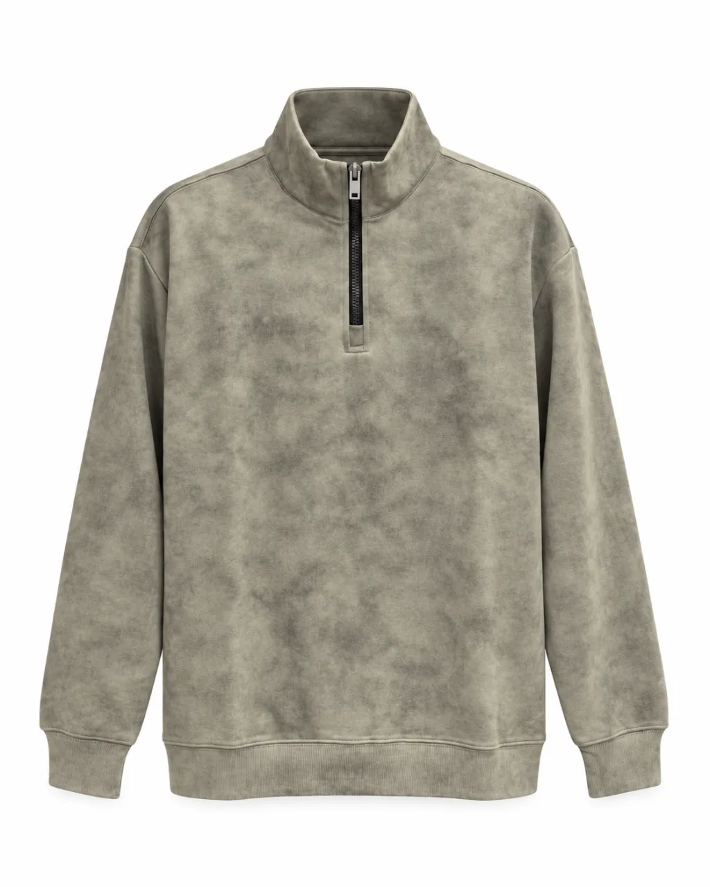 Men's Half-Zip Mock Neck Sweatshirt - Style 9101