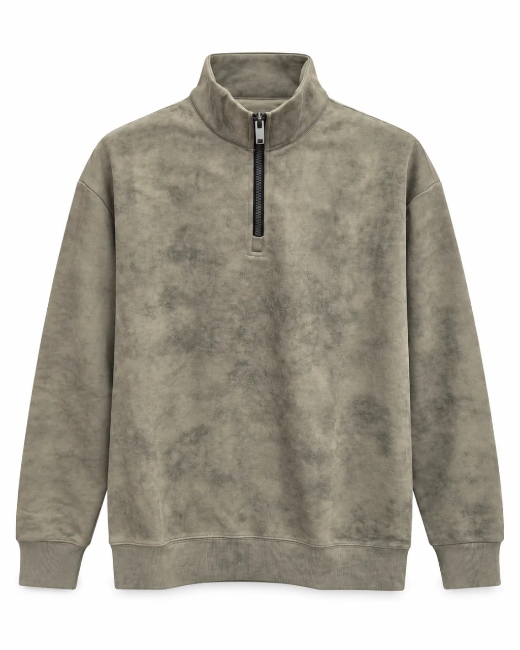 Men's Half-Zip Mock Neck Sweatshirt - Style 9101