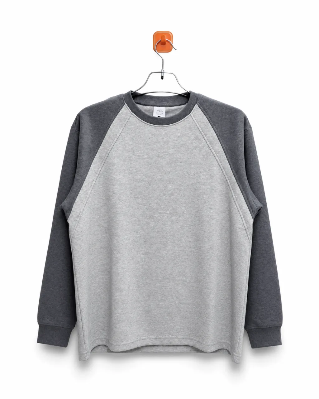 Men's Color-Block Raglan Crewneck Sweatshirt - Style 9129