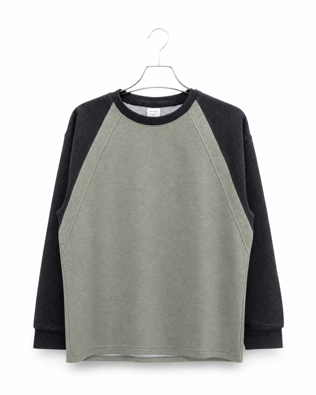 Men's Color-Block Raglan Crewneck Sweatshirt - Style 9129