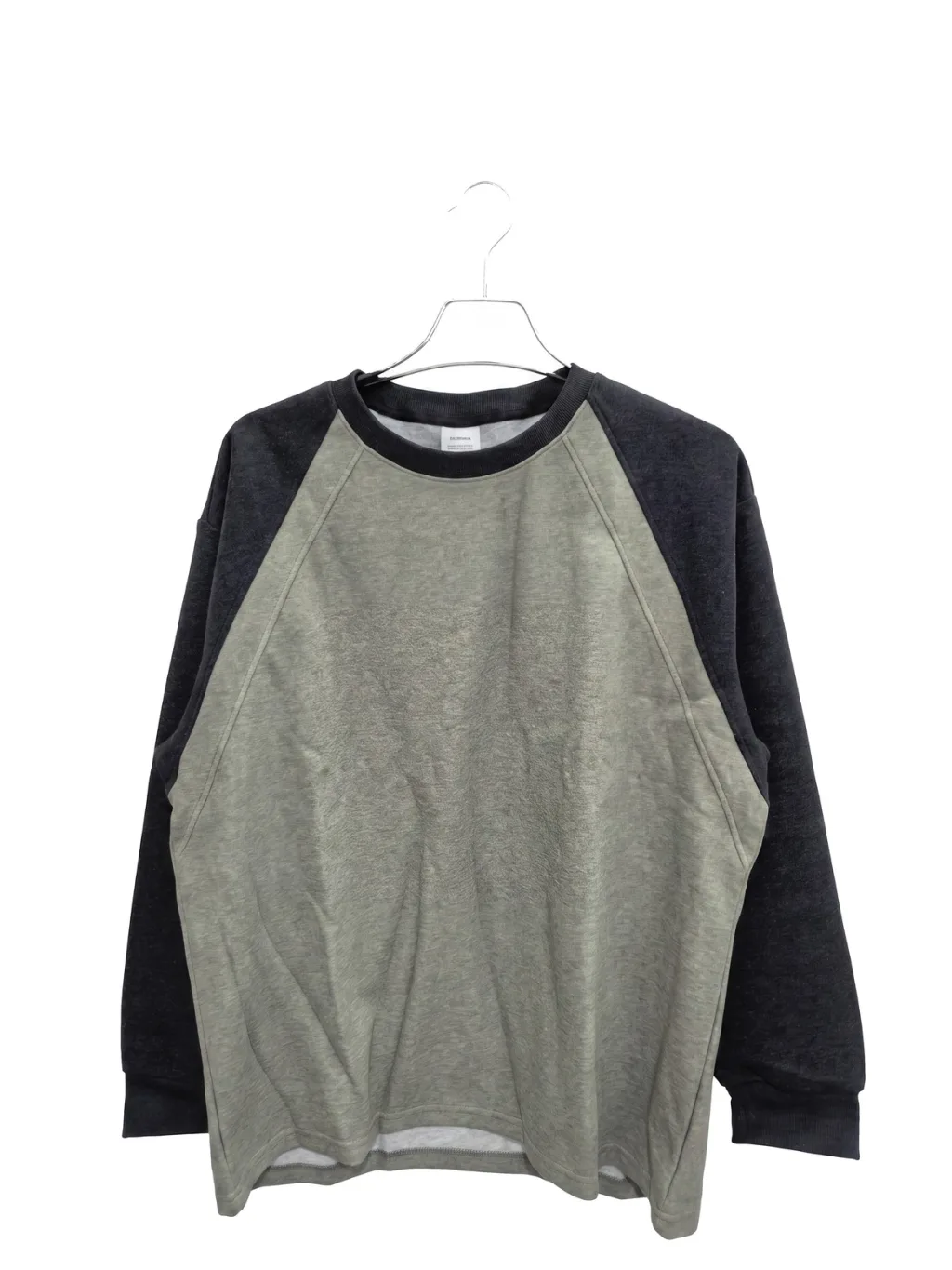 Men's Color-Block Raglan Crewneck Sweatshirt - Style 9129