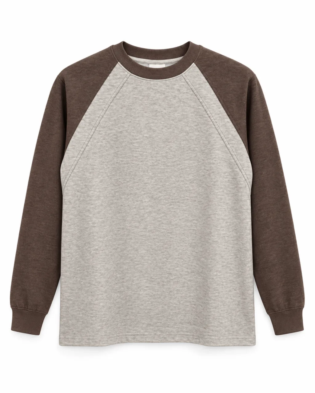 Men's Color-Block Raglan Crewneck Sweatshirt - Style 9129