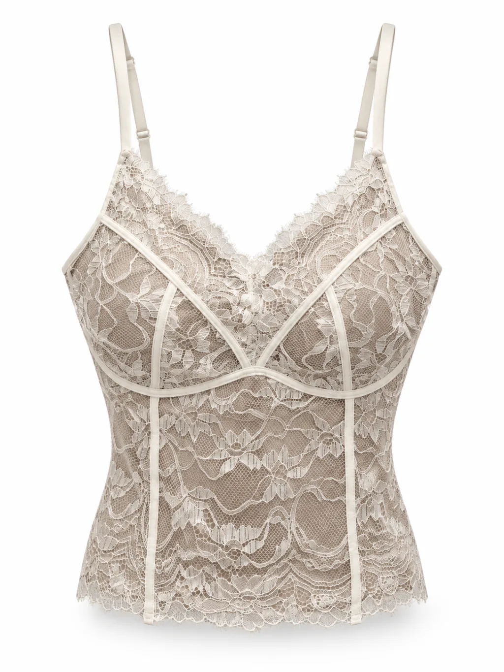 Women's Lace Bustier Camisole - Style 110
