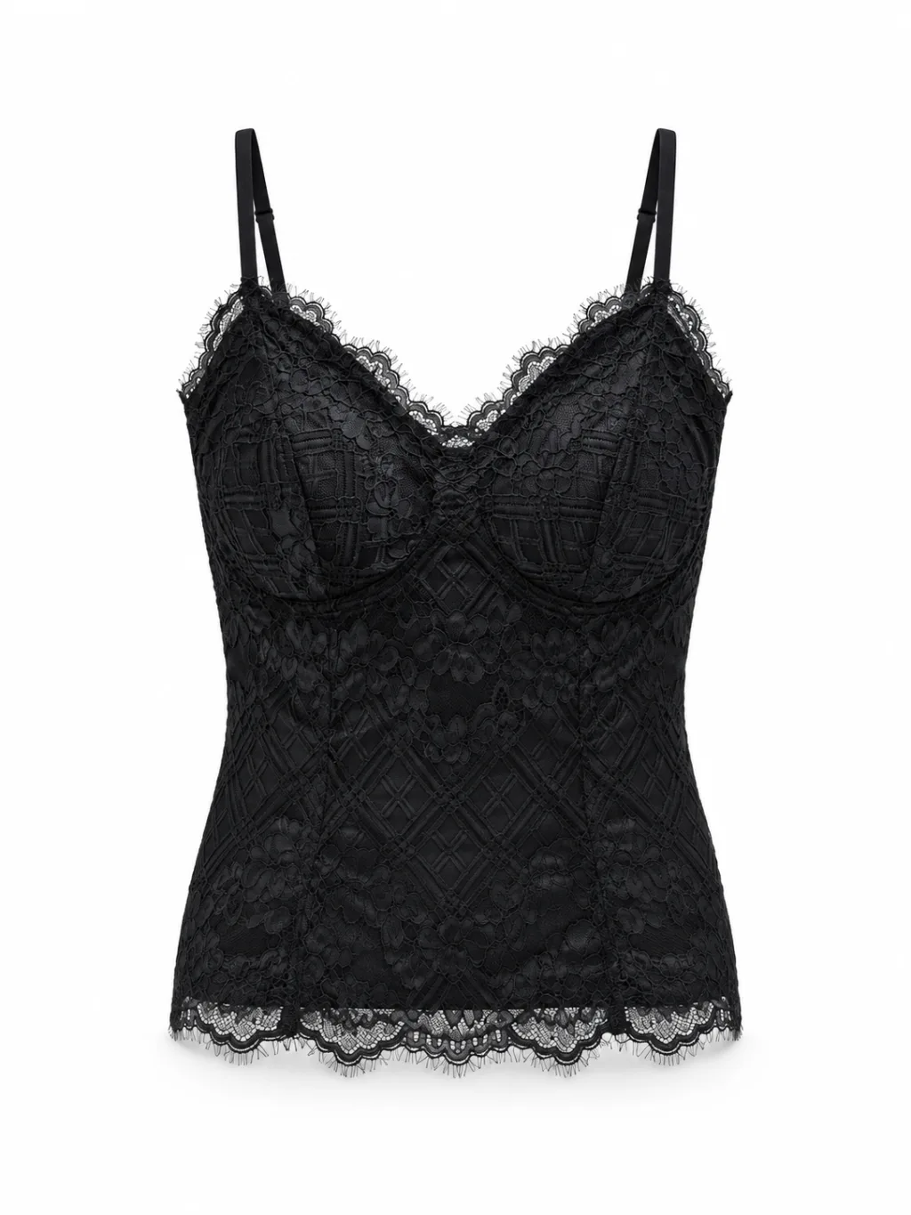 Women's Lace Bustier Camisole - Style 6112