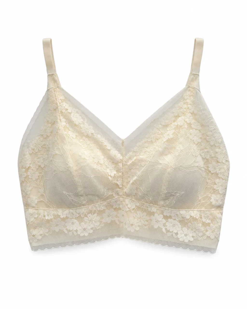 Women's Light Luxury Lace Bralette - Style 6027