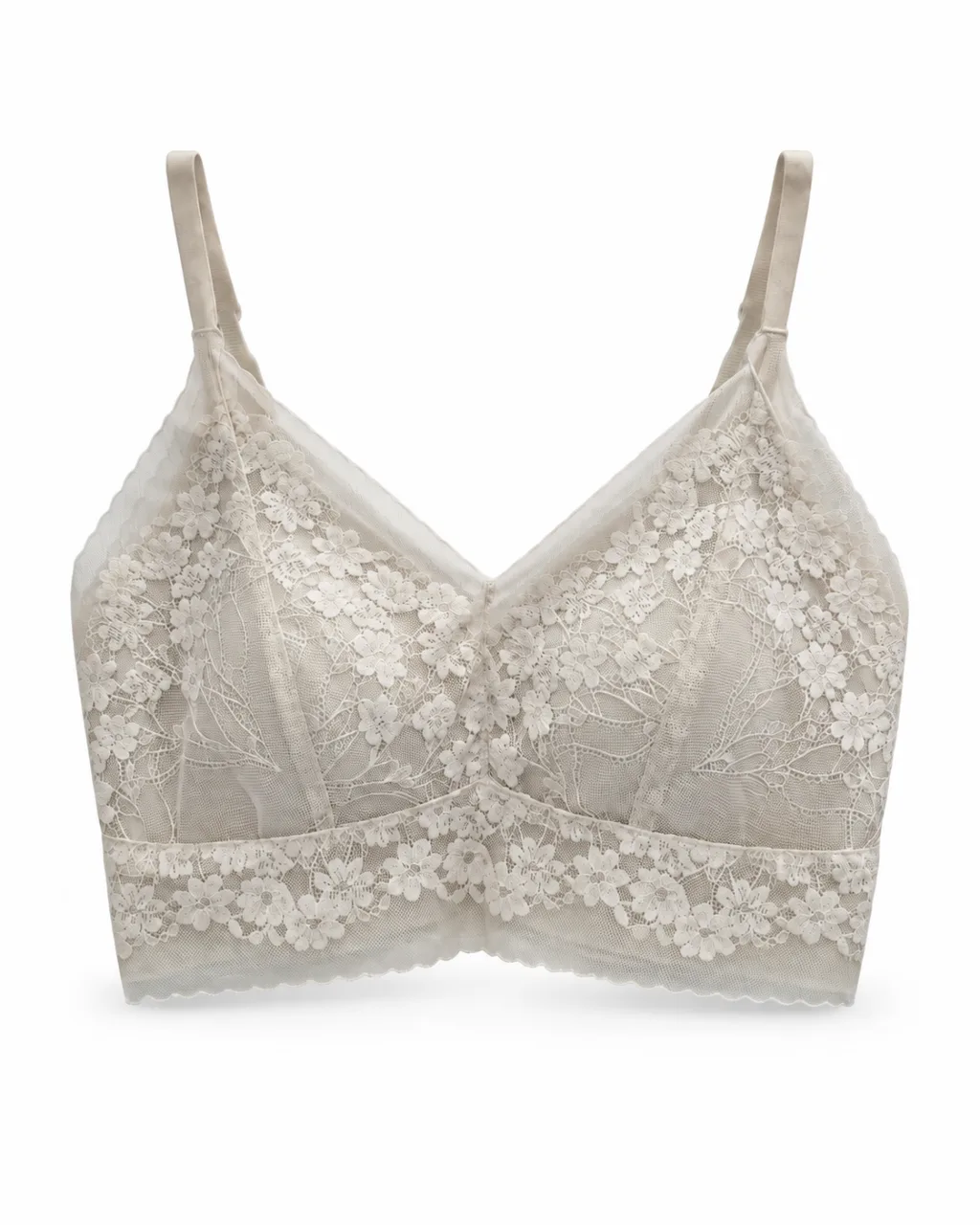 Women's Light Luxury Lace Bralette - Style 6027