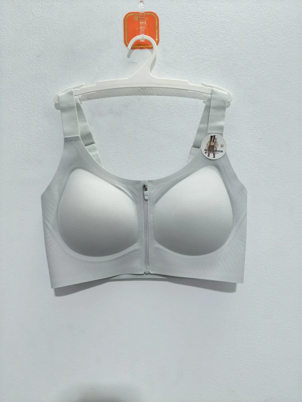 Women's Front-Zip Sports Bra - Style 3800