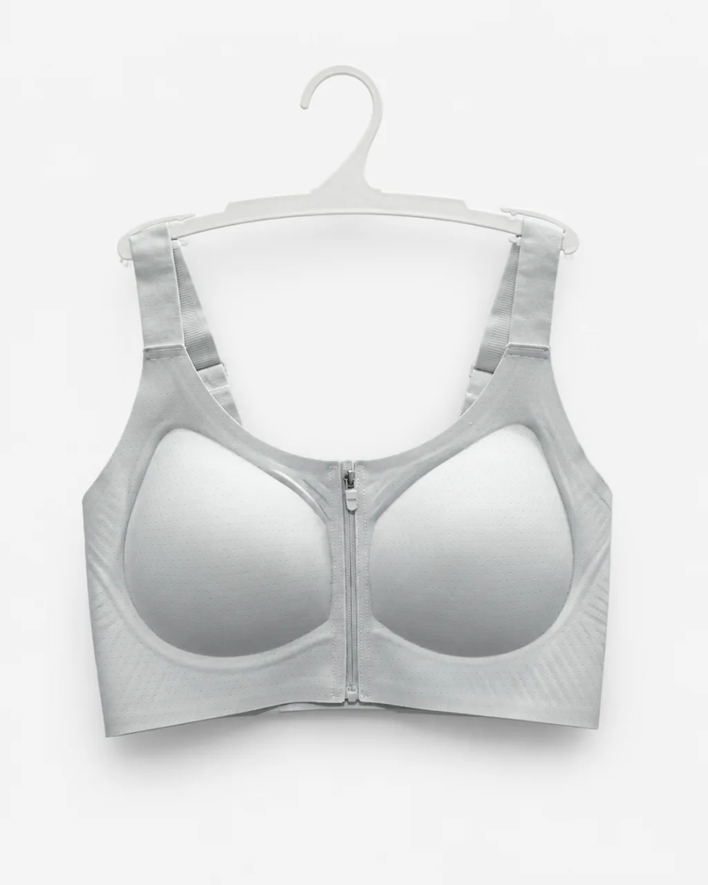 Women's Front-Zip Sports Bra - Style 3800